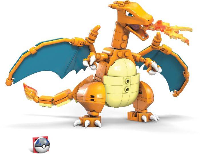 Mattel Mattel GWY77 Mega Construx Pokémon Charizard Konstruktions-Set