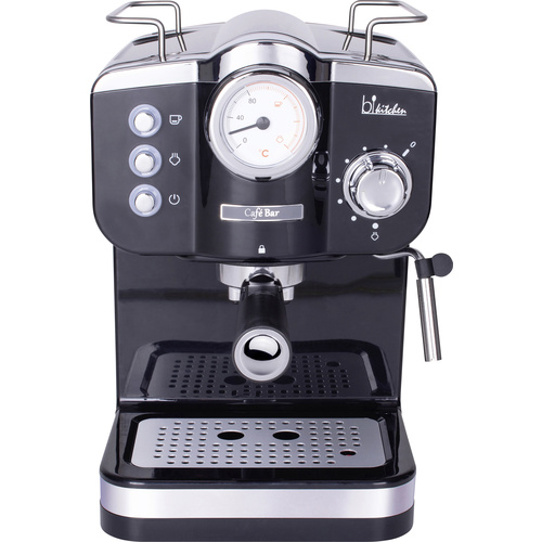 BiKitchen coffee 200 Espressomaschine mit Siebträger Schwarz 1100 W