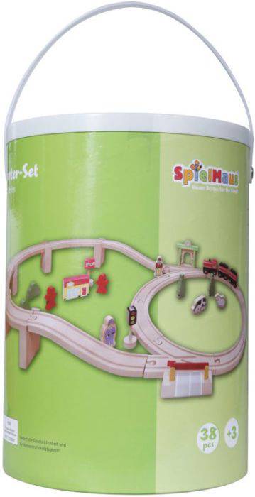 Vedes 42523399 Holzeisenbahn in Trommel