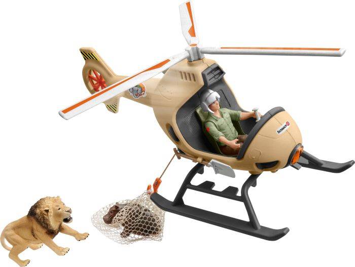 Schleich Wild Life 42476 Helikopter Tierrettung