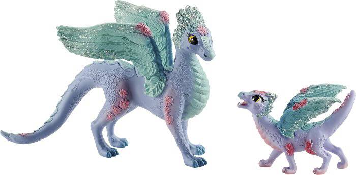 Schleich bayala 70592 Blütendrachenmama und Baby