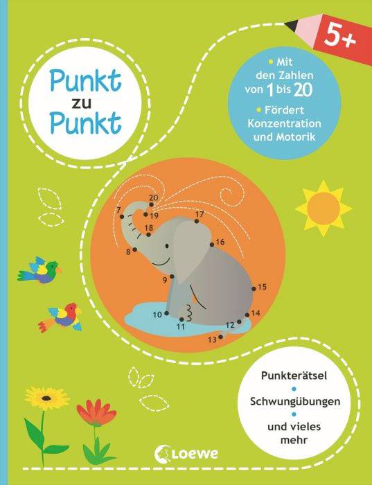 Punkt zu Punkt : Zahlen 1 - 20