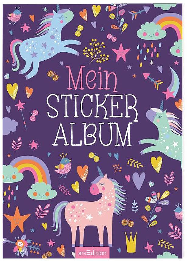 Mein Stickeralbum - Einhörner
