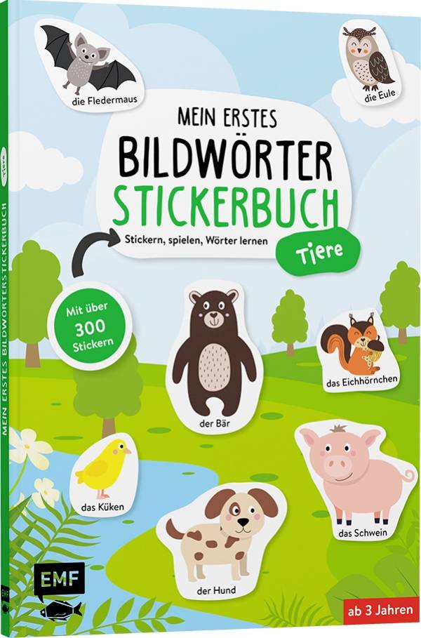 Erstes Bildwörter Stickerbuch Tiere 330/93220