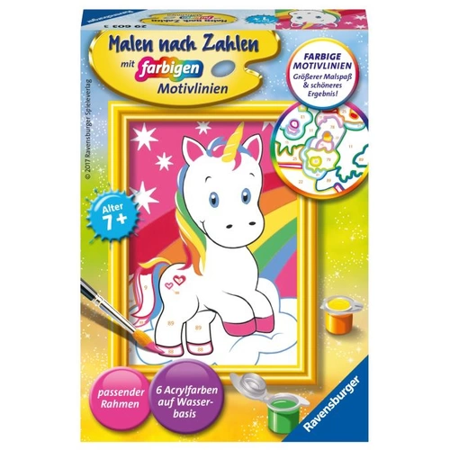 Ravensburger 29603 Malen nach Zahlen: Süßes Einhorn Ravensburger 29603 Malen nach Zahlen: Süßes Einhorn