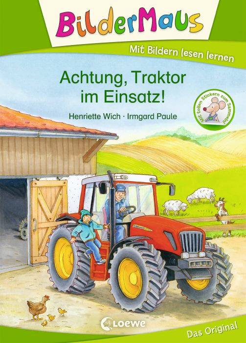Bildermaus - Achtung, Traktor im Einsatz!