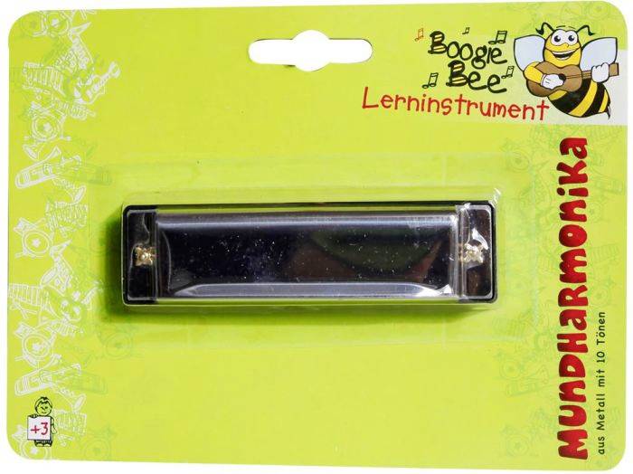 Mundharmonika Boogie Bee Mundharmonika Metall, 10,5 cm