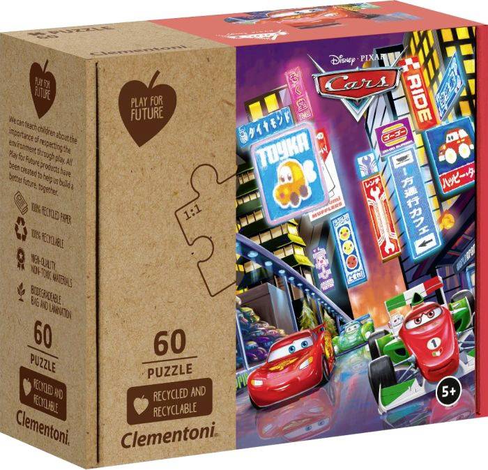 Clementoni Clementoni Puzzle Play for Future - Cars 60 Teile 26999