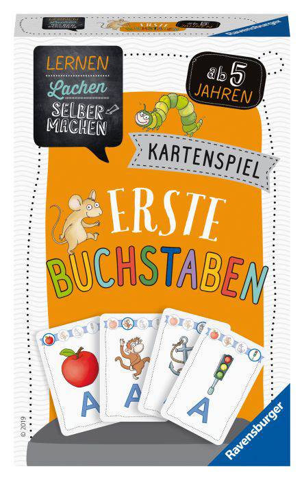 Ravensburger Ravensburger 80659 Lernen Lachen Selbermachen: Kartenspiel Erste Buchstaben 80659 Anzahl Spieler (max.): 4