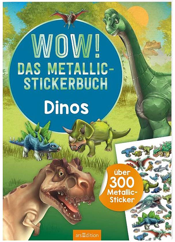 Wow! Metallic-Sticker: WOW! Dino