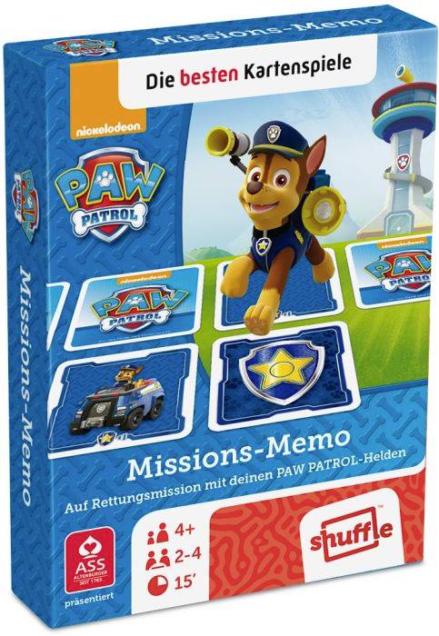 ASS Paw Patrol - Missions Memo. Kartenspiel 22583135