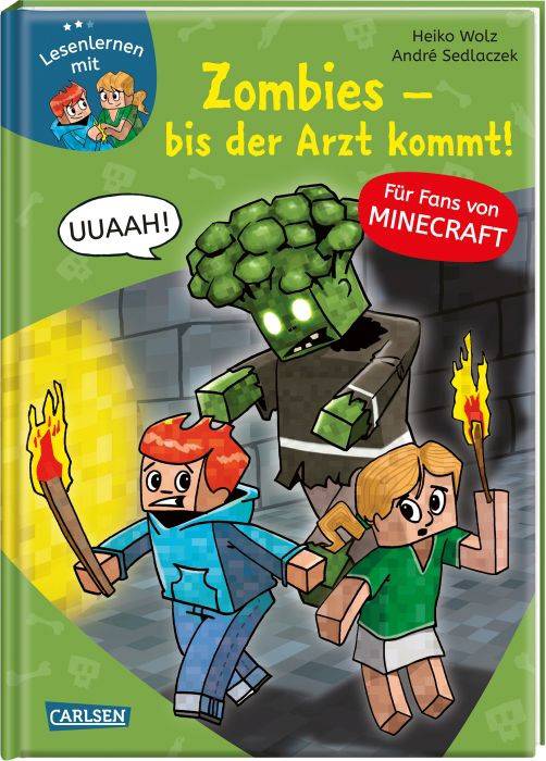 LESEMAUS zum Lesenlernen Stufe 2: Lesenlernen mit Spaß - Minecraft Band 1: Zom