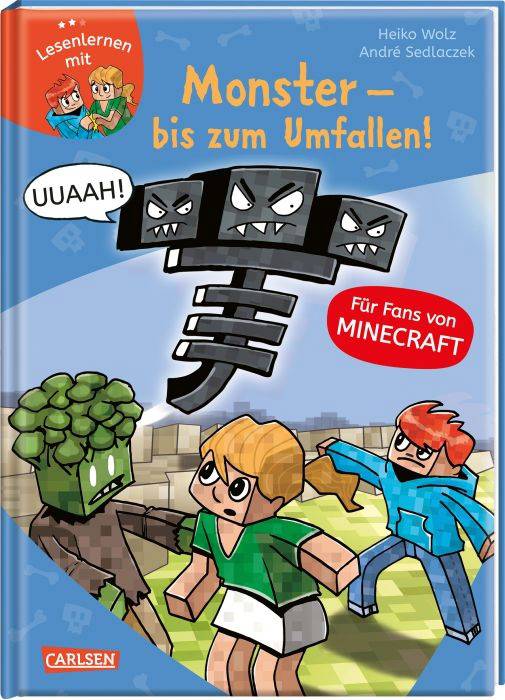 LESEMAUS zum Lesenlernen Stufe 2: Lesenlernen mit Spaß - Minecraft Band 2: Mon