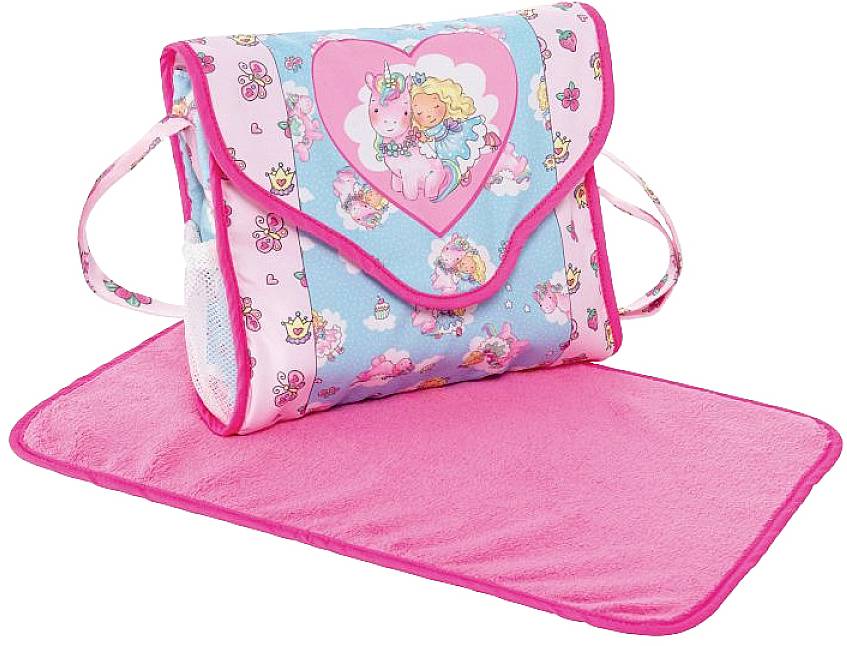 Wickeltasche Einhorn Emil & Fee Emma und Wickelzubehör 978