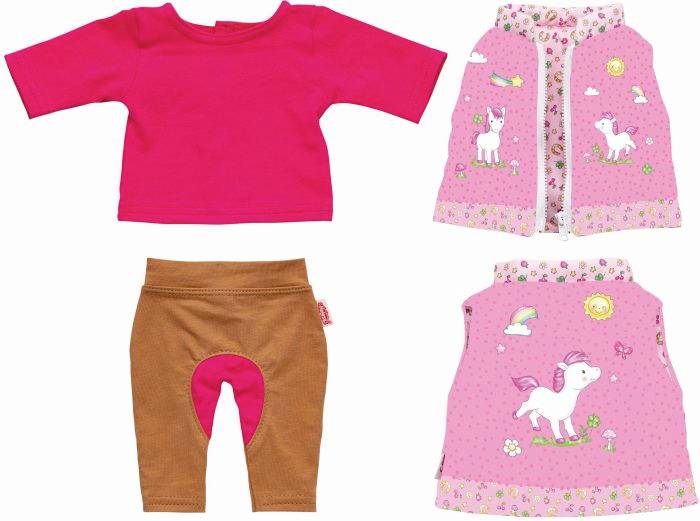 Pu-Reiter-Outfit Lina, Gr. 28-35cm