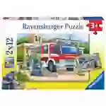 Ravensburger 07574 Puzzle Polizei und Feuerwehr 2 x 12 Teile 7574 Ravensburger 07574 Puzzle Polizei und Feuerwehr 2 x 12 Teile 7574