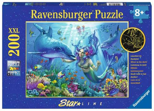 Ravensburger 13678 Puzzle Leuchtendes Unterwasserparadies 200 Teile 13678