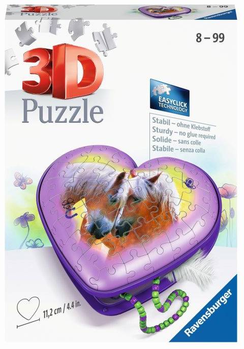 Ravensburger 11171 Puzzle: Herz Pferde'20 54 Teile 11171