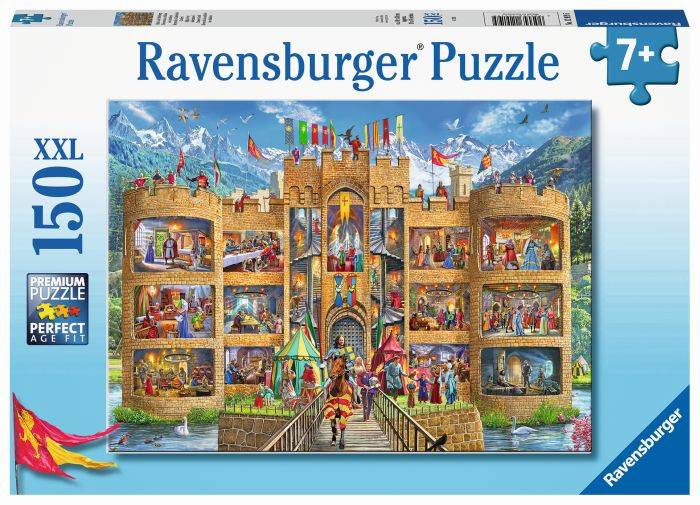 Ravensburger Ravensburger 12919 Puzzle Blick in die Ritterburg 150 Teile 12919