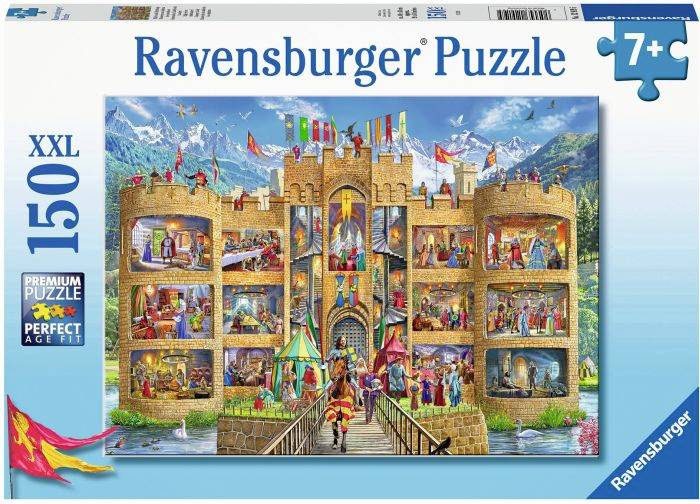 Ravensburger Ravensburger 12919 Puzzle Blick in die Ritterburg 150 Teile 12919