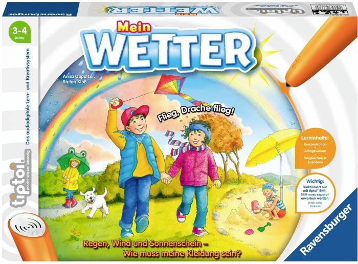 Ravensburger tiptoi® Regen, Wind und Sonnenschein 74