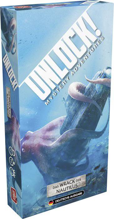 Asmodee SCOD0034 Unlock! Das Wrack der Nautilus Einzelszenario