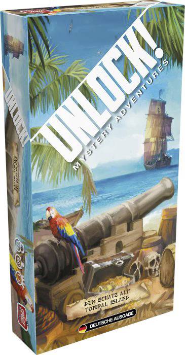 Asmodee SCOD0035 Unlock! Der Schatz auf Tonipal Island Einzelszenario