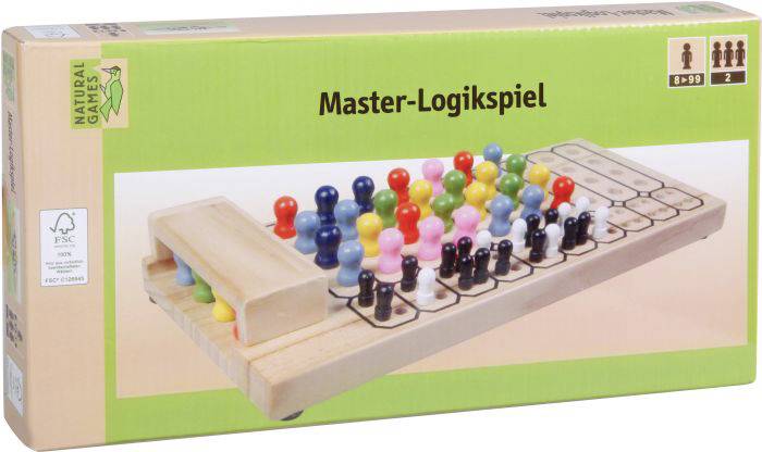 Vedes 61117067 Natural Games Master-Logikspiel 27x12,5x4cm
