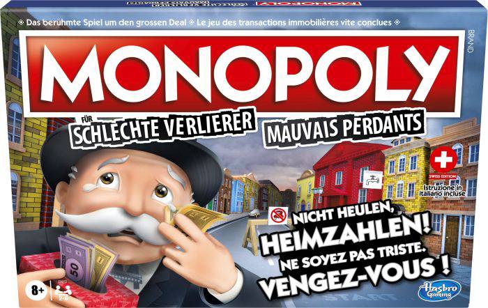 Hasbro Monopoly für schlechte Verlierer Schwe E9972149 Monopoly für schlechte Verlierer Schweiz E9972149