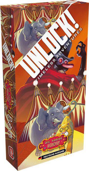 Asmodee SCOD0049 Asmodee Unlock! - Die Noside-Show (Einzelszenario) DE