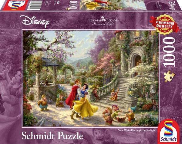 Disney Schneewittchen Tanz mit dem Pri 59625 Schmidt Spiele Puzzle Thomas Kinkade Disney Schneewittchen Tanz mit dem Prinze 1 St.