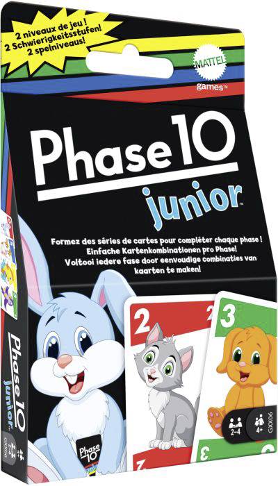 Mattel GXX06 Phase 10 Junior (D/F) GXX06 Anzahl Spieler (max.): 10