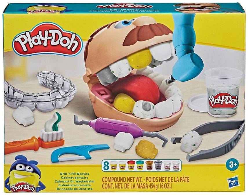 Hasbro Hasbro F12595L0 Play-Doh Zahnarzt Dr. Wackelzahn