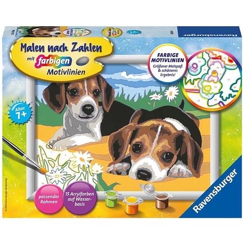 Ravensburger 28329 Malen nach Zahlen: Jack Russel Welpen Ravensburger 28329 Malen nach Zahlen: Jack Russel Welpen