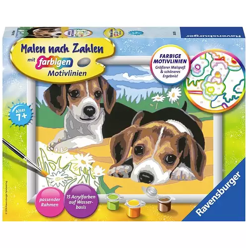 Ravensburger 28329 Malen nach Zahlen: Jack Russel Welpen Ravensburger 28329 Malen nach Zahlen: Jack Russel Welpen