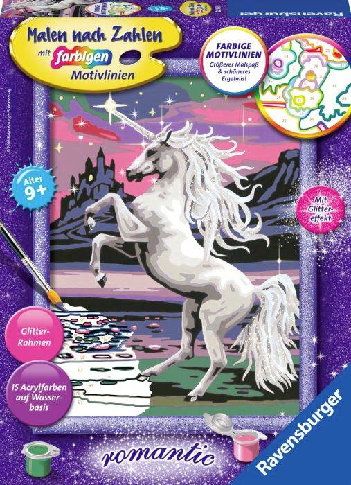 Ravensburger 28563 Malen nach Zahlen: Magisches Einhorn