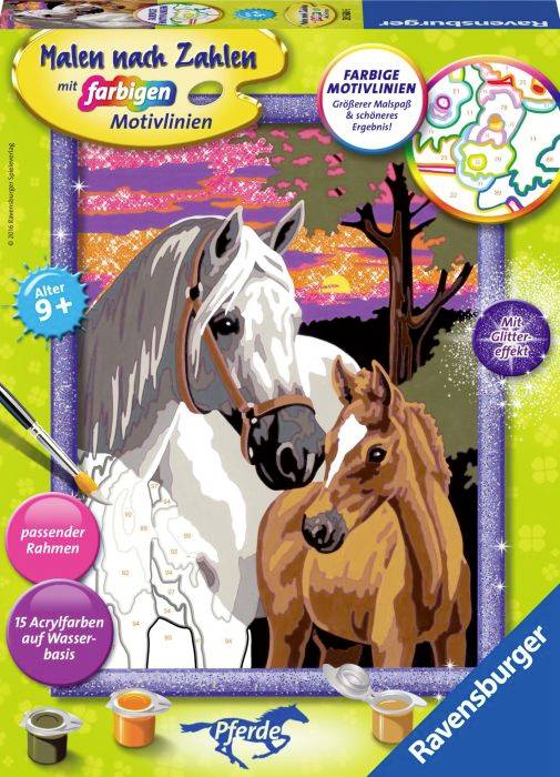 MNZ Pferde im Sonnenuntergang