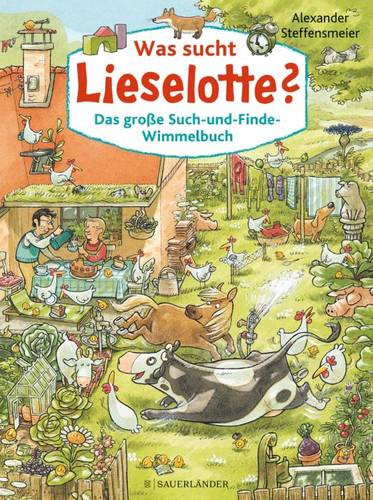 Was sucht Lieselotte? Wimmelbuch Pappe