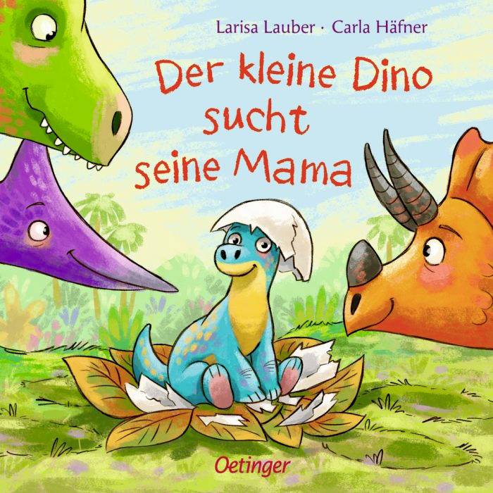 Der kleine Dino sucht seine Mama.