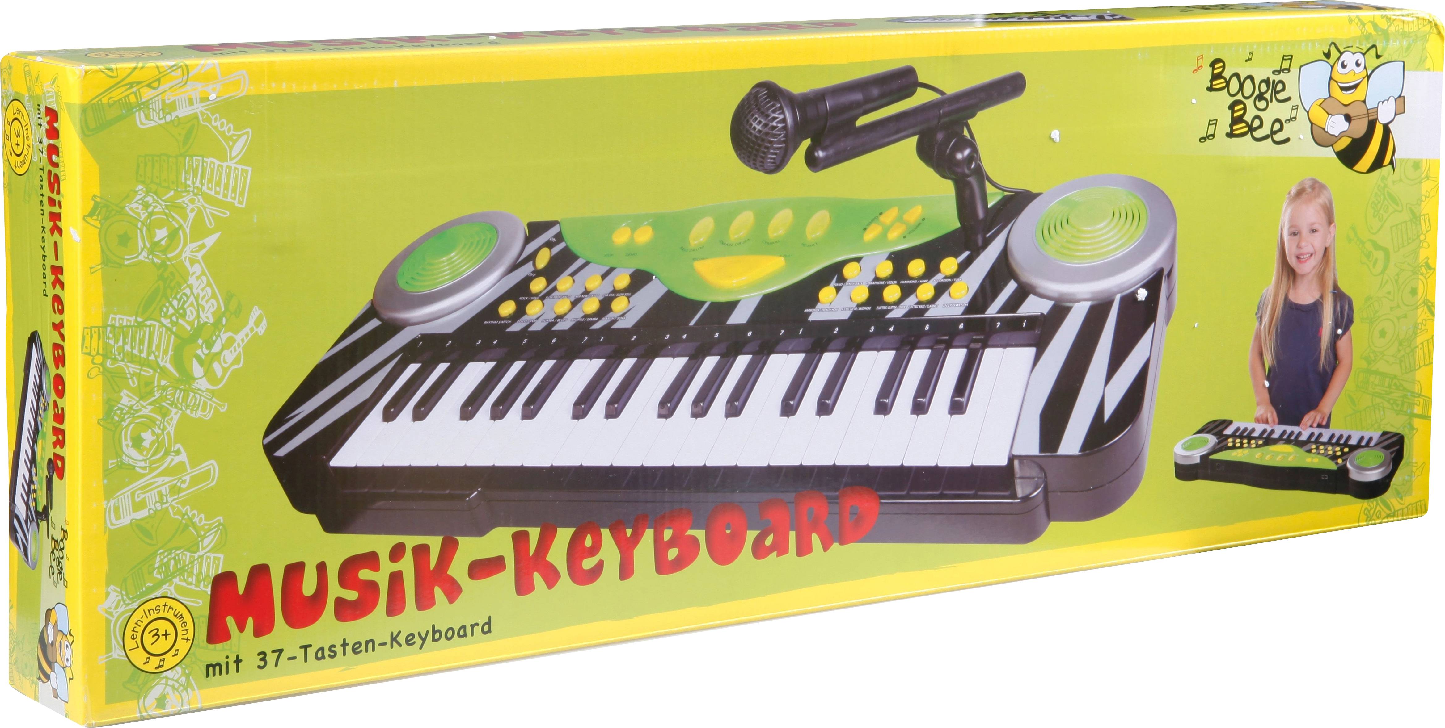 Boogie Bee Elektronisches Keyboard mit Mikrofon Keyboard