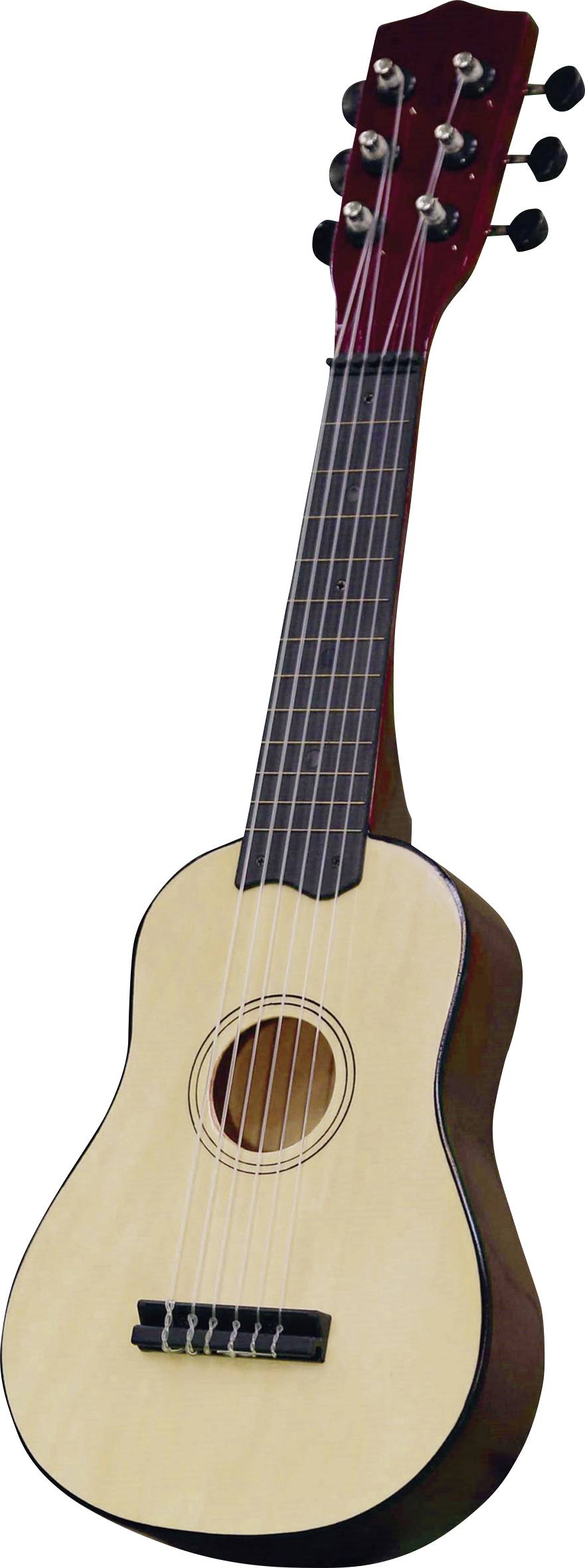 Boogie Bee Holzgitarre mit 6 Saiten, 55 cm Ukulele