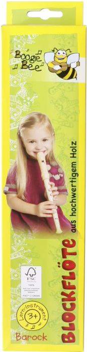 Blockflöte Boogie Bee Blockflöte Holz Deutsch, 32 cm