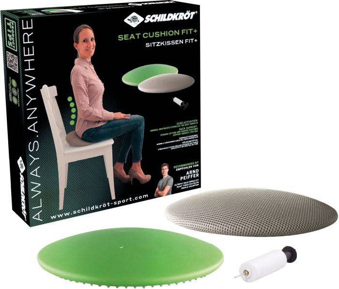 Schildkröt Fitness - SEAT CUSHION FIT+, inkl. Bezug, Handpumpe und Poster