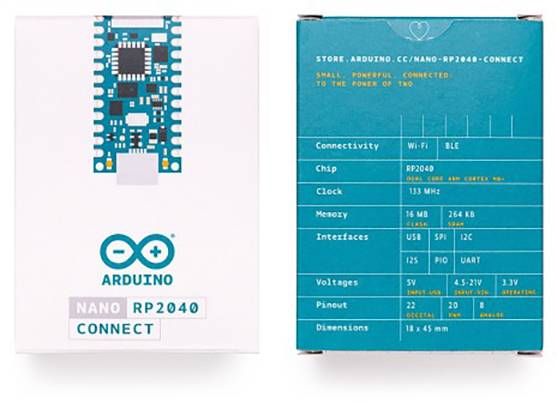 Arduino ABX00052 Board NANO RP2040 CONNECT Nano