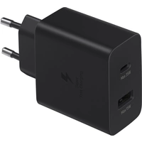Samsung 35W Power Adapter Duo TA220N USB Ladegerät 35 W 1x USB-A, 1x USB-C® Adaptive Fast Charge, USB PD, USB PD 3.0, QC 2.0 Schwarz ohne Kabel, Sc Samsung 35W Power Adapter Duo TA220N USB Ladegerät 35 W 1x USB-A, 1x USB-C® Adaptive Fast Charge, USB PD, USB PD 3.0, QC 2.0 Schwarz ohne Kabel, Sc