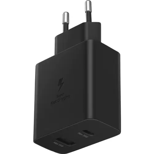 Samsung 35W Power Adapter Duo TA220N USB Ladegerät 35 W 1x USB-A, 1x USB-C® Adaptive Fast Charge, USB PD, USB PD 3.0, QC 2.0 Schwarz ohne Kabel, Sc Samsung 35W Power Adapter Duo TA220N USB Ladegerät 35 W 1x USB-A, 1x USB-C® Adaptive Fast Charge, USB PD, USB PD 3.0, QC 2.0 Schwarz ohne Kabel, Sc