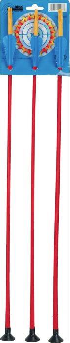 Bogenpfeil m.Saugkopf 60cm, 3er-Set