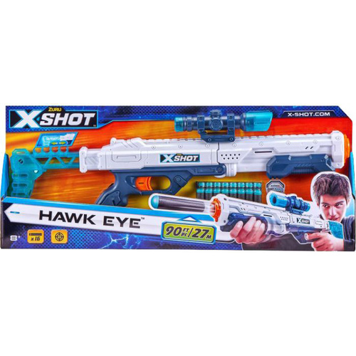 X-SHOT -Excel-Hawk Eye (16Darts) Open Box
