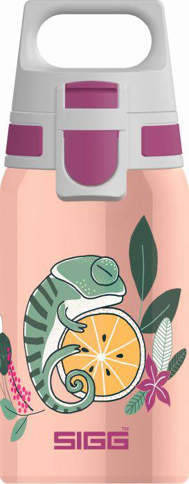 Vedes SIGG Shield One Flora 0.5L mit WMB ONE TOP, BPA frei, Auslaufsicher, Co# taug 9000.90