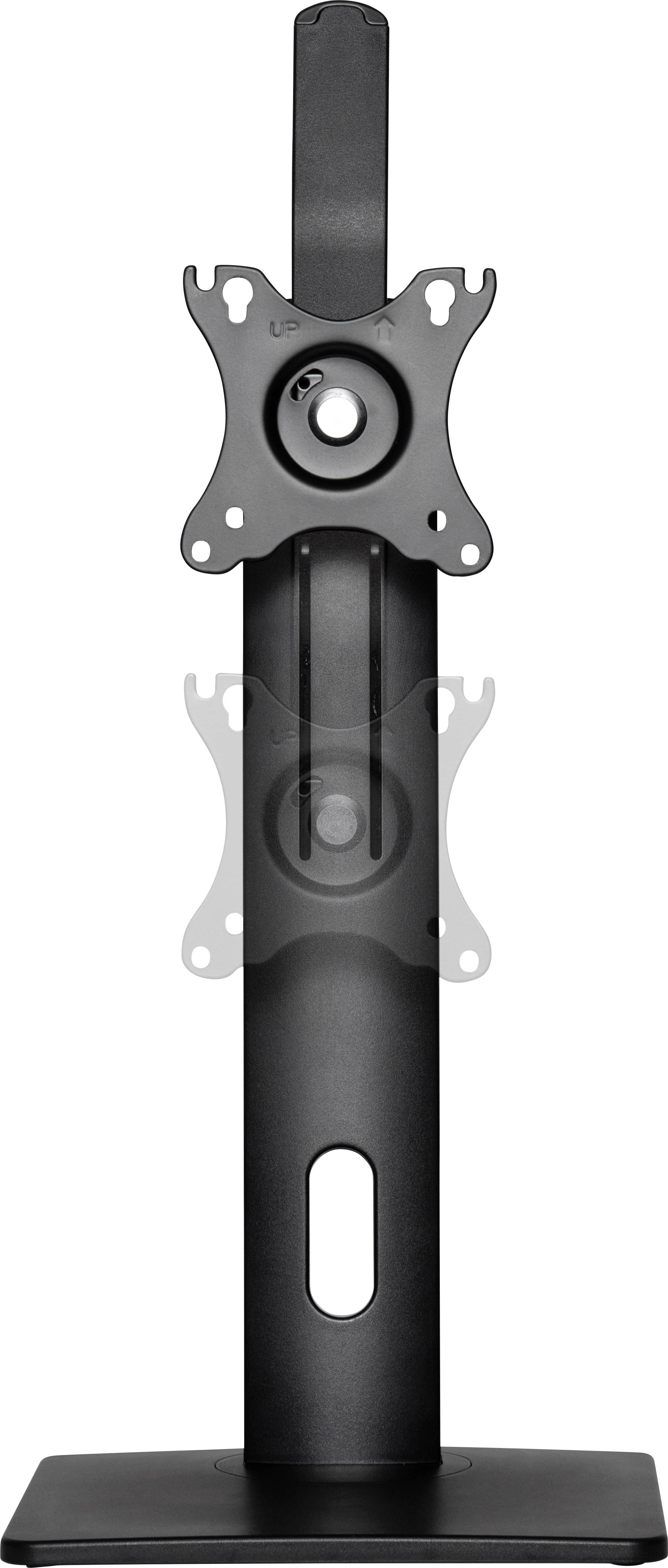 My Wall HL 18L 1fach Monitor-Tischhalterung 43,2cm (17") - 81,3cm (32") Schwarz Neigbar+Schwenkbar, Drehbar